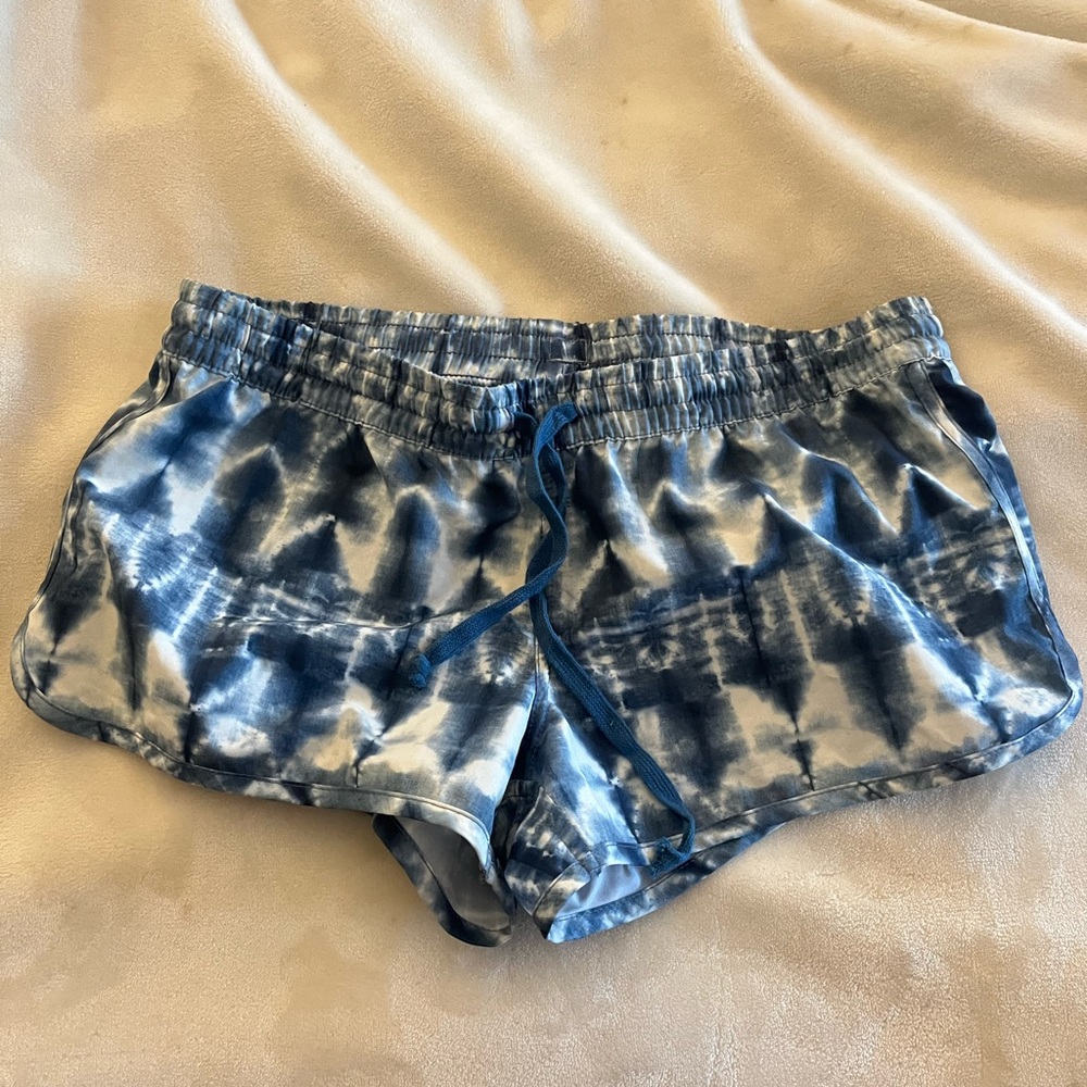 Billabong Blue Tie-Dye Shibori Women’s Swim Shorts Size Medium
